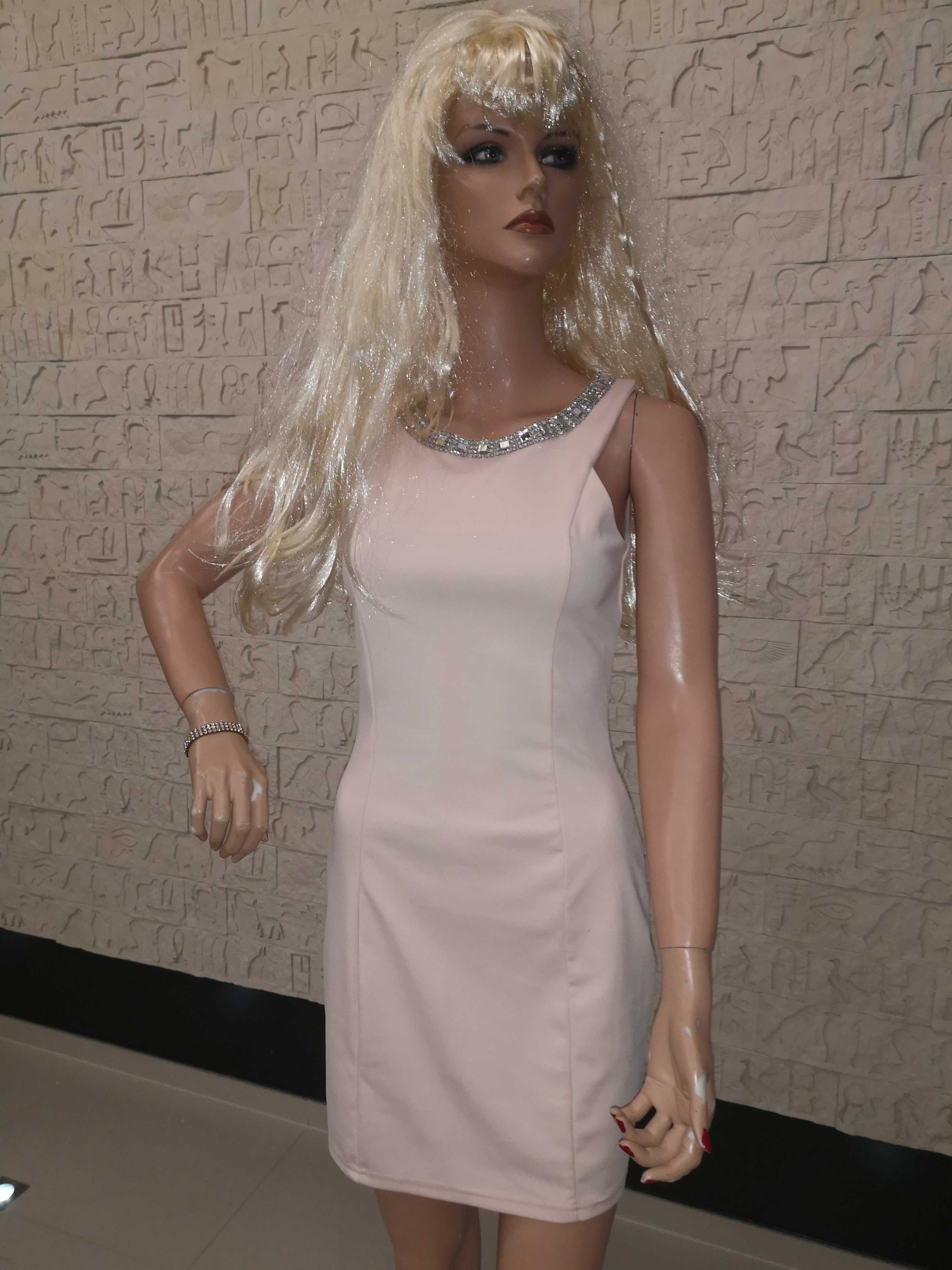 Morelowa sukienka roz. s 36