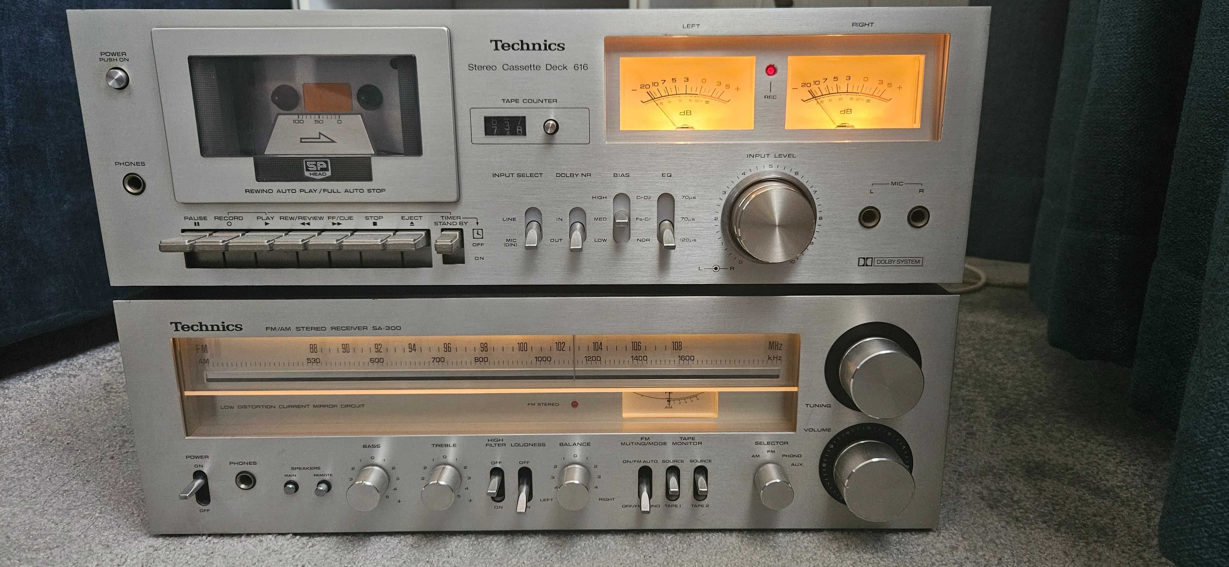 Technics SA-300 + Technics RS-616