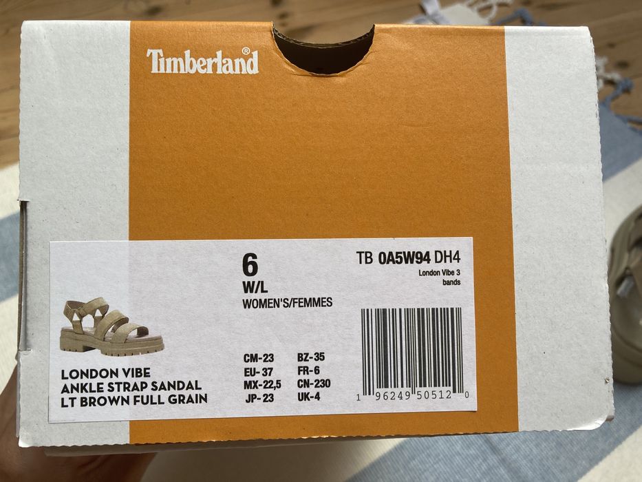 Sandały Timberland gruba podeszwa 37