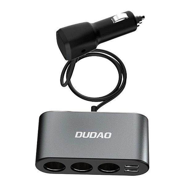 Dudao ładowarka samochodowa 2x USB / 3x rozdzielacz gniazda zapalniczk