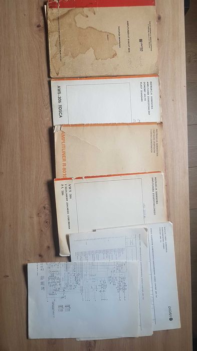 Tunery amplitunery instrukcje serwisowe instrukcje obsługi części zam