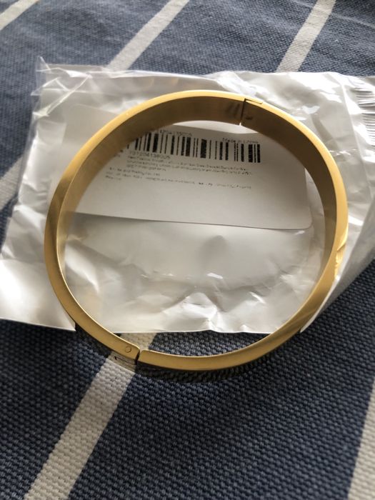 Pulseira nova dourada de aço inoxidável