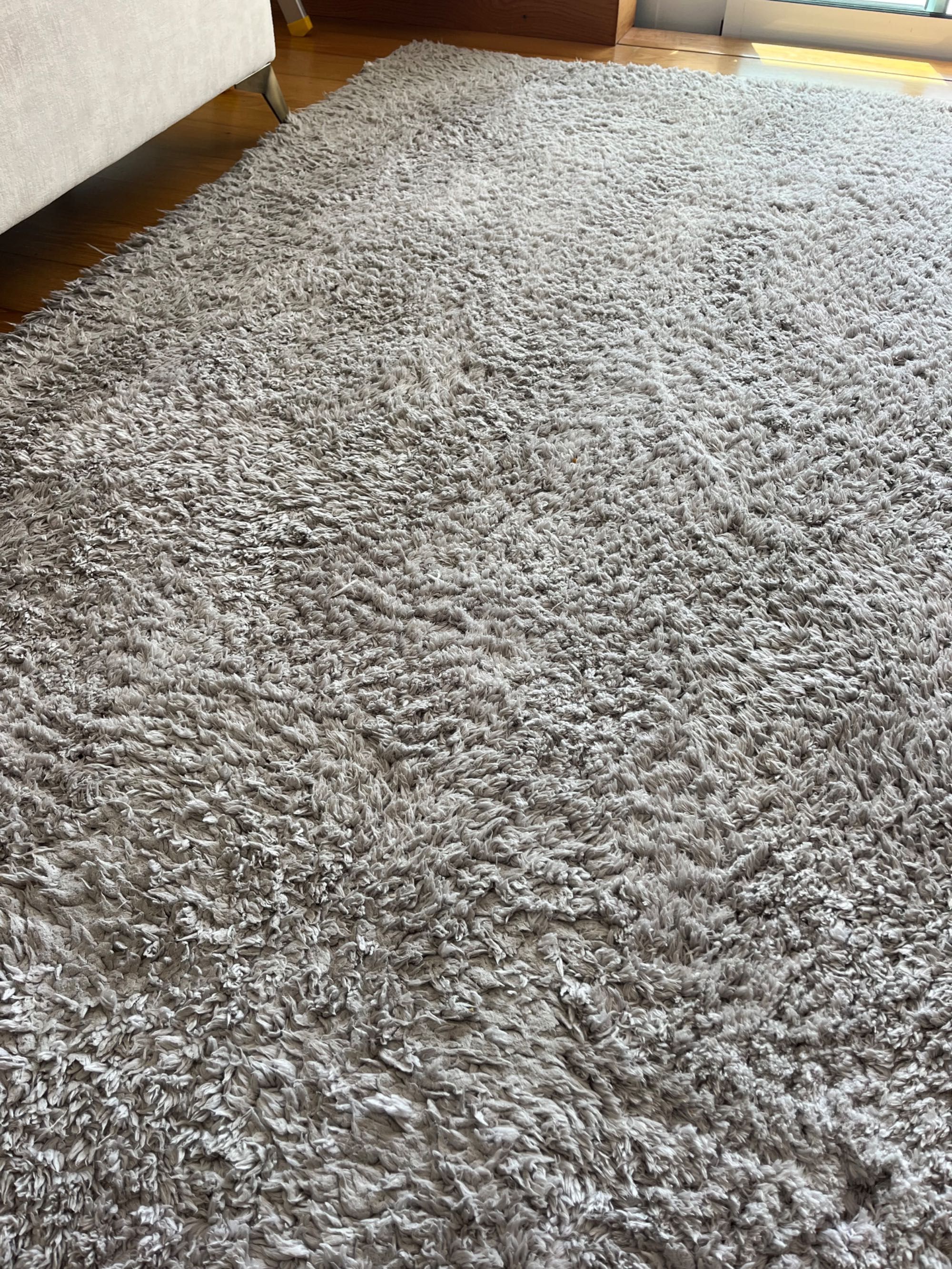 Carpete cinzenta 160 cm x 230 cm