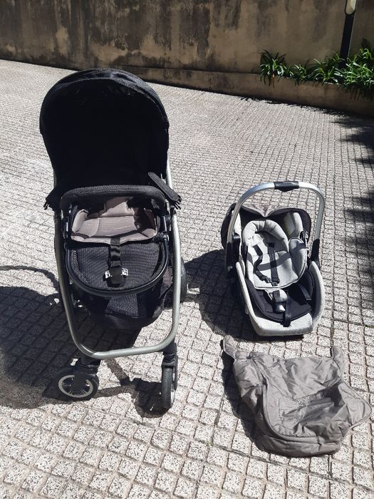 Carro de bebé e cadeira auto