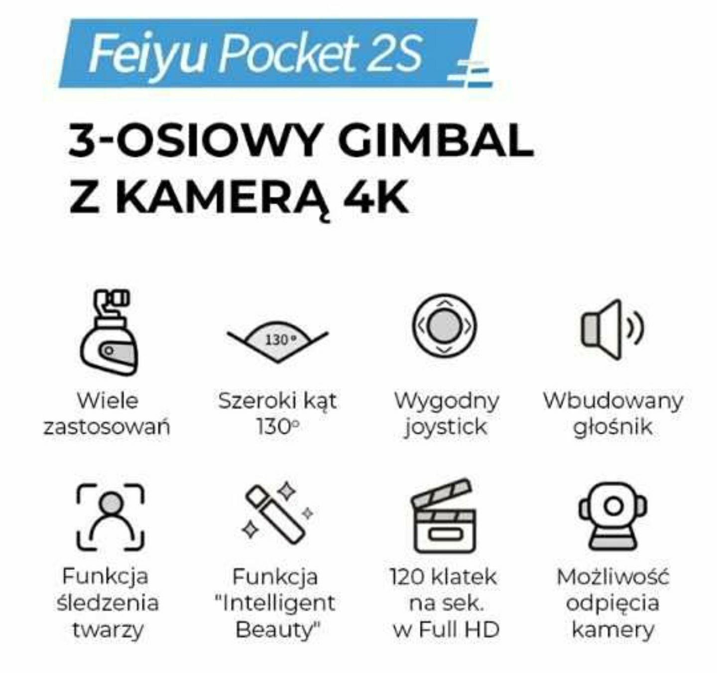 FeiyuTech Feiyu pocket 2S kamera sportowa