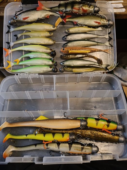 Sprzedam zestaw przynęt do vertykala liva savage sewro