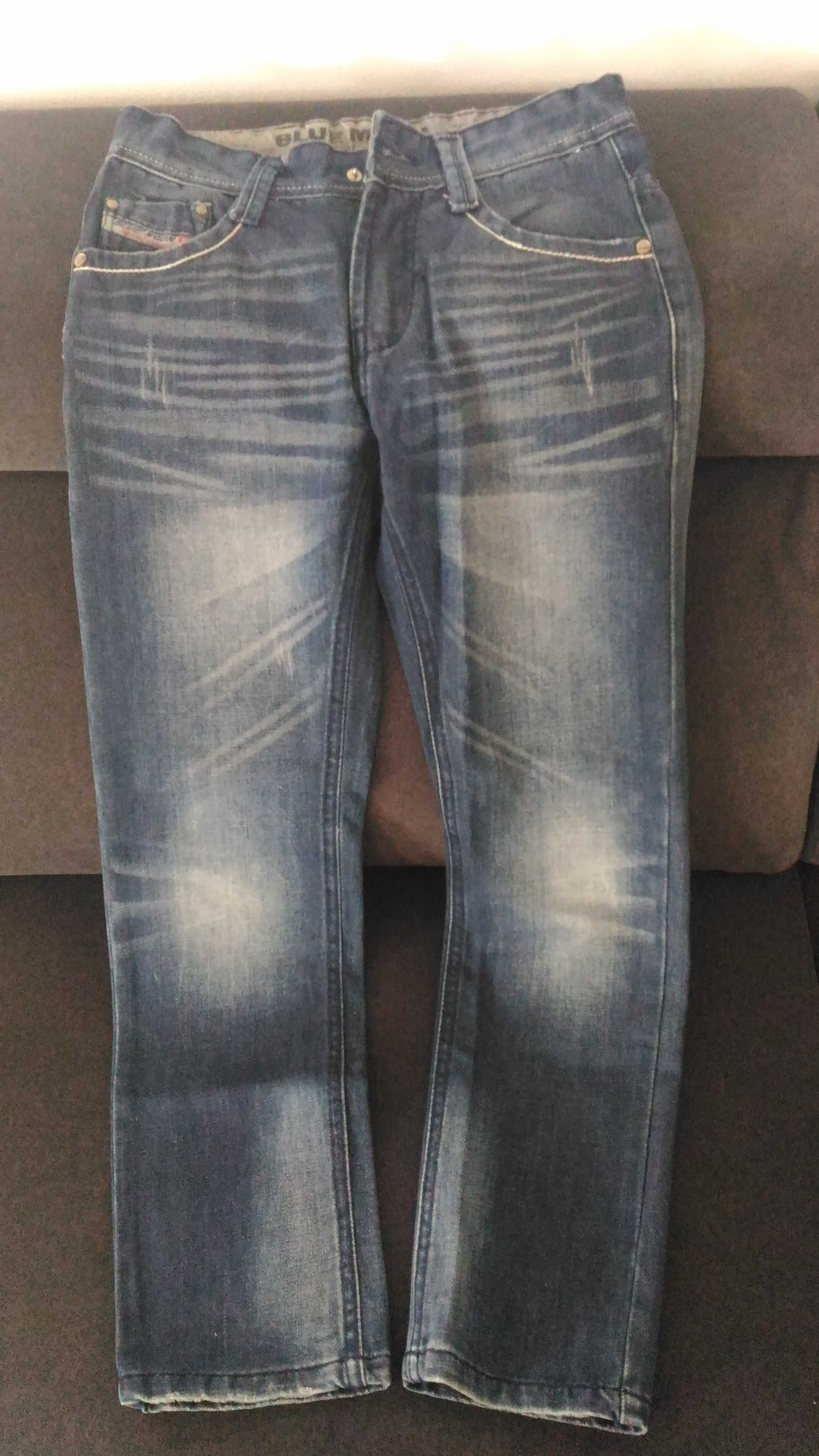 Spodnie jeansy chłopięce roz 134