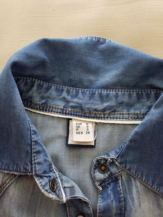 Camisa de ganga Bershka