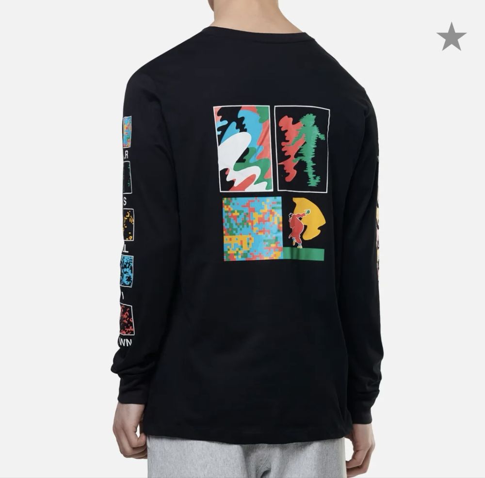 Nike лонгслів оригінал Nike A.I.R A Savag чорний чоловічий Dri-Fit