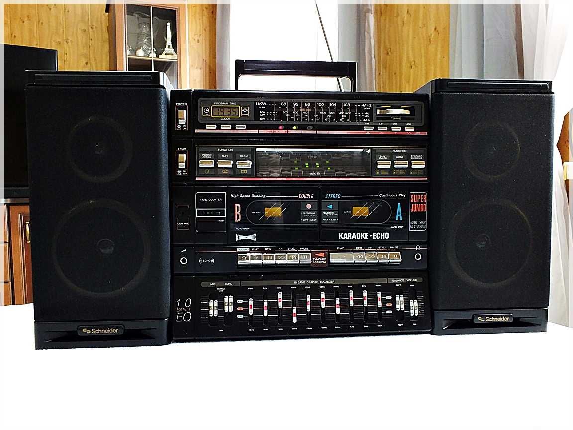 Radiomagnetofon KAMOSONIC KA1000 Karaoke Stereo 80-90' PRL