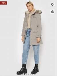 Парка DKNY зимняя деми размер L куртка пуховик женская серая