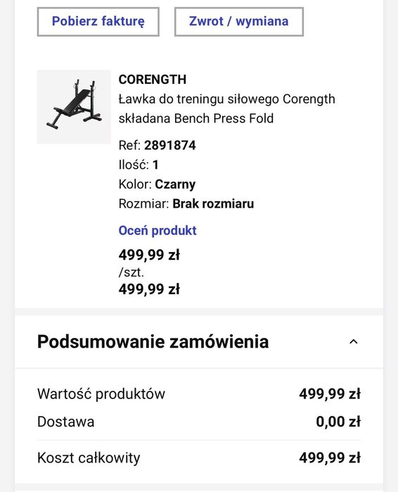 Ławeczka do ćwiczeń regulowana - jak nowa (niska cena)