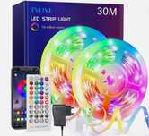 Taśma LED 30M (2x15M) RGB Aplikacja Pilot Muzyka ZESTAW 372