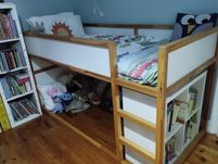 Cama Ikea Kura Bom Estado