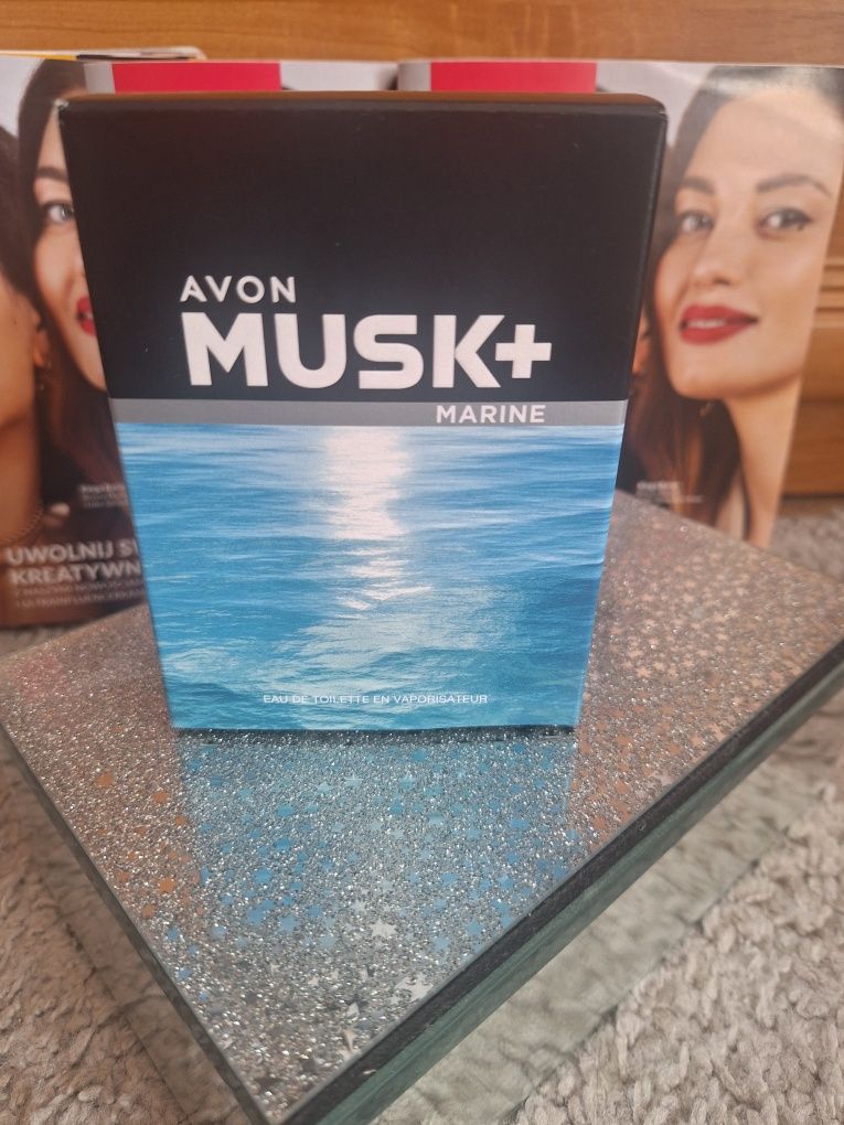 Nowa męska woda toaletowa Avon Musk Marine 75ml Avon