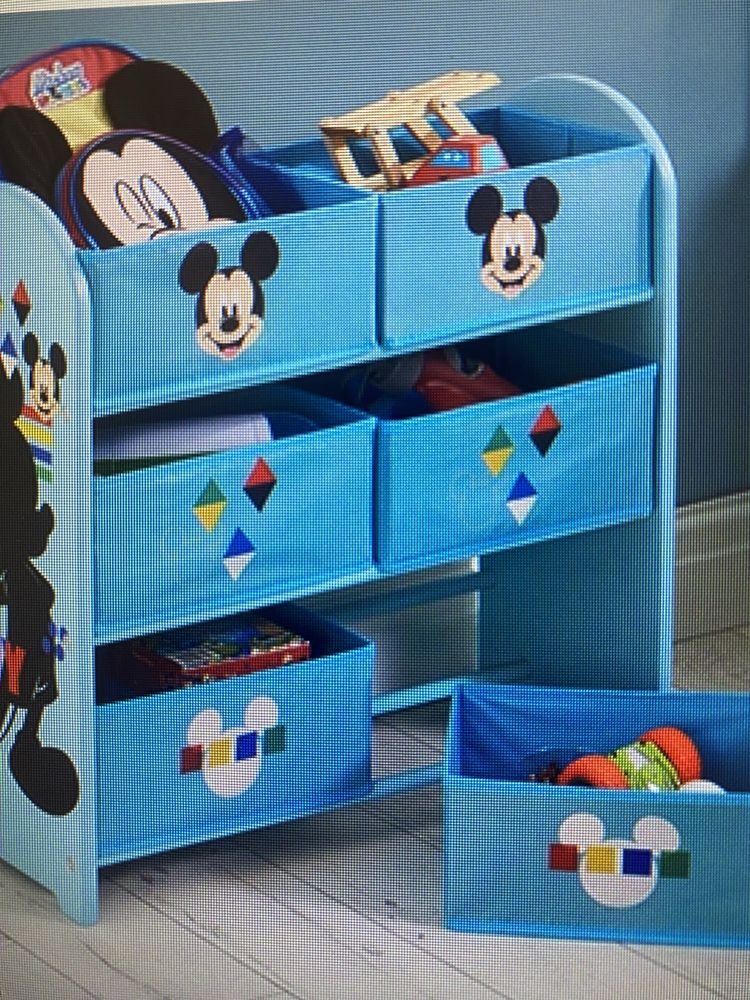 Regalik do przechowywania zabawek dla dzieci Disney Mickey Mouse