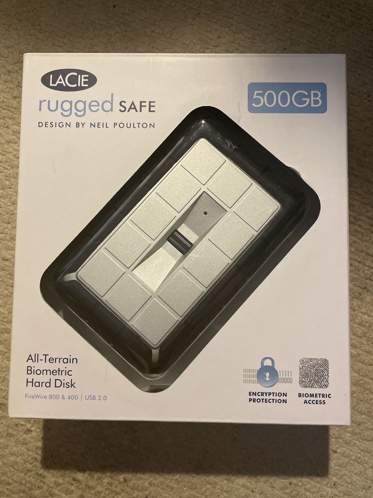 Внешний накопитель LaCie Rugged All-Terrain Safe 500 GB