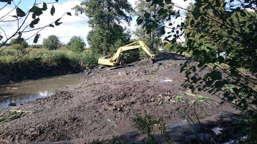 Odmulanie stawów, kopanie stawów, czyszczenie zbiorników wodnych