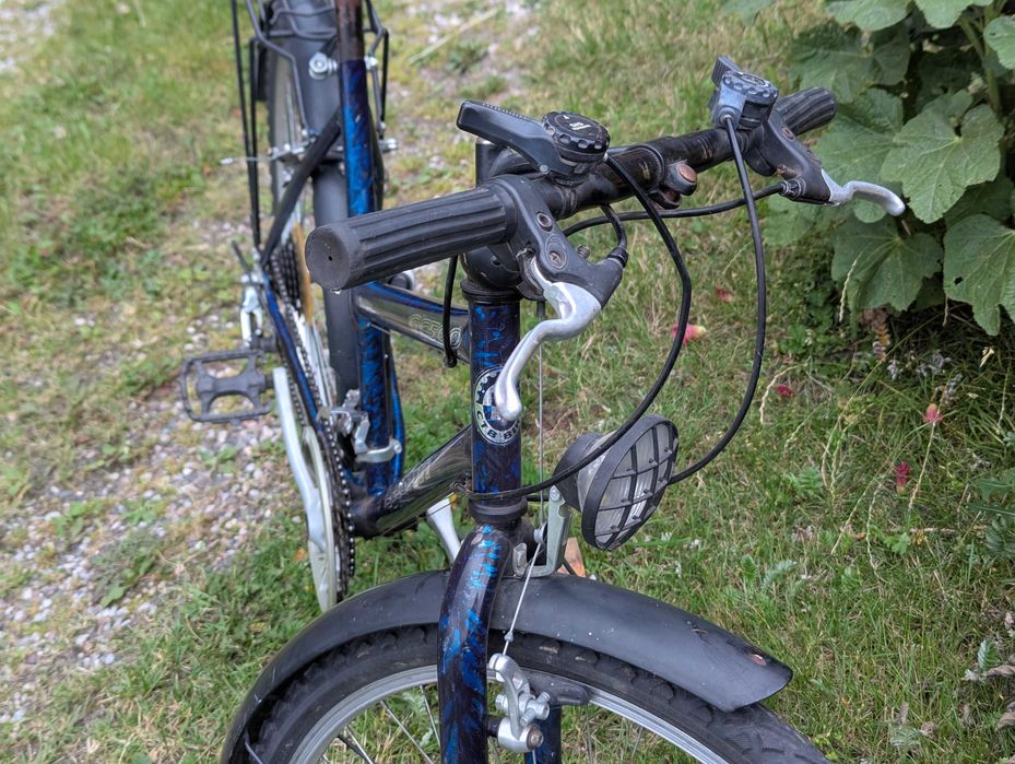 Rower górski niebieski shimano