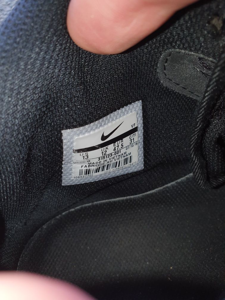Buty Nike Air Force Mid black męskie 47