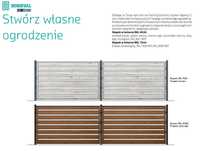 Ogrodzenie panelowe Hornval 120cm x 200cm 7016, 8017, 9005 Mat