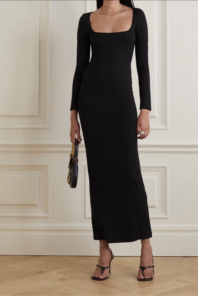 Плаття сукня Skims S оригінал soft lounge long sleeve dress