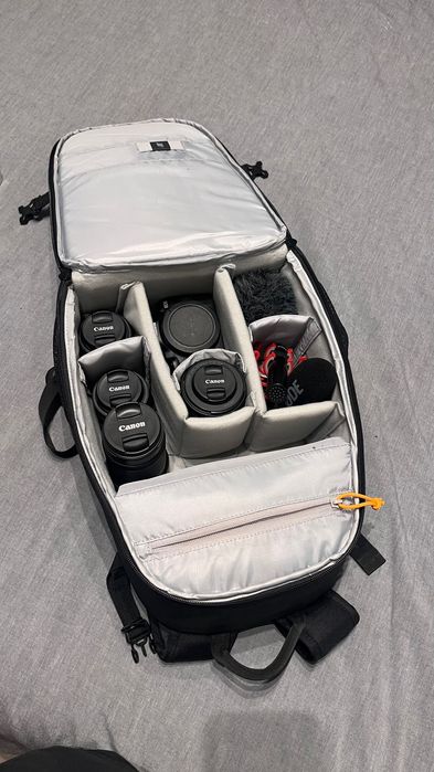 Kit Canon EOS R50 + 4 Lentes + Acessórios (Completo e Impecável!)