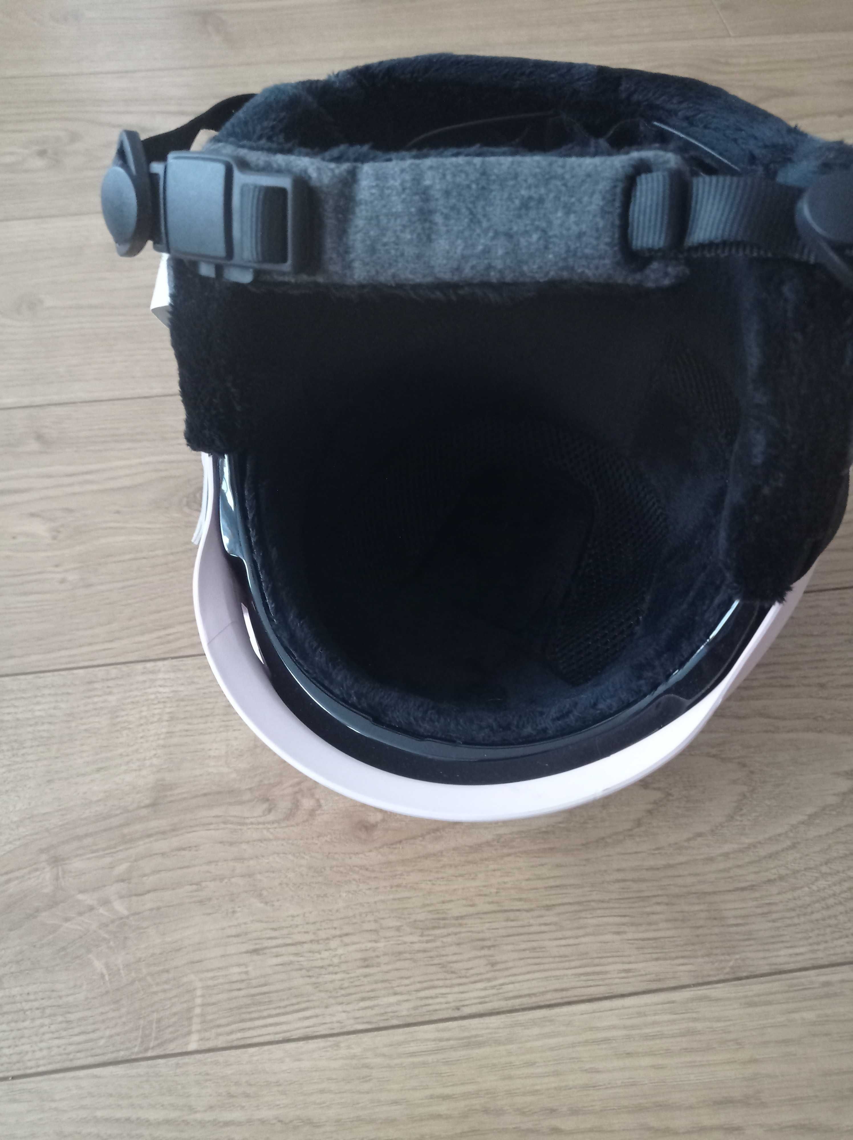Nowy kask ciepły narciarski anon Raven pink rozmiar S narty snowboard