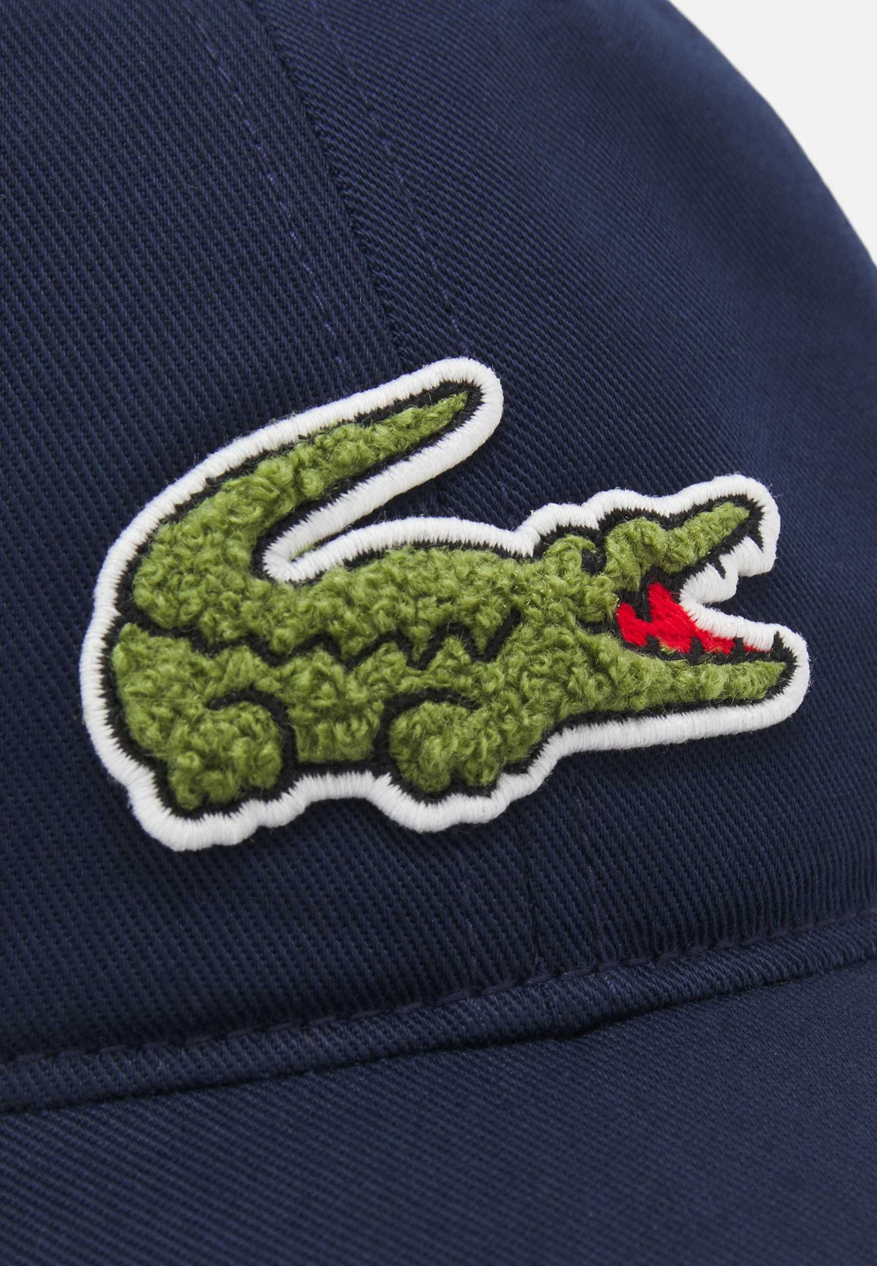 Lacoste UNISEX - Czapka z daszkiem granatowa oryginalna