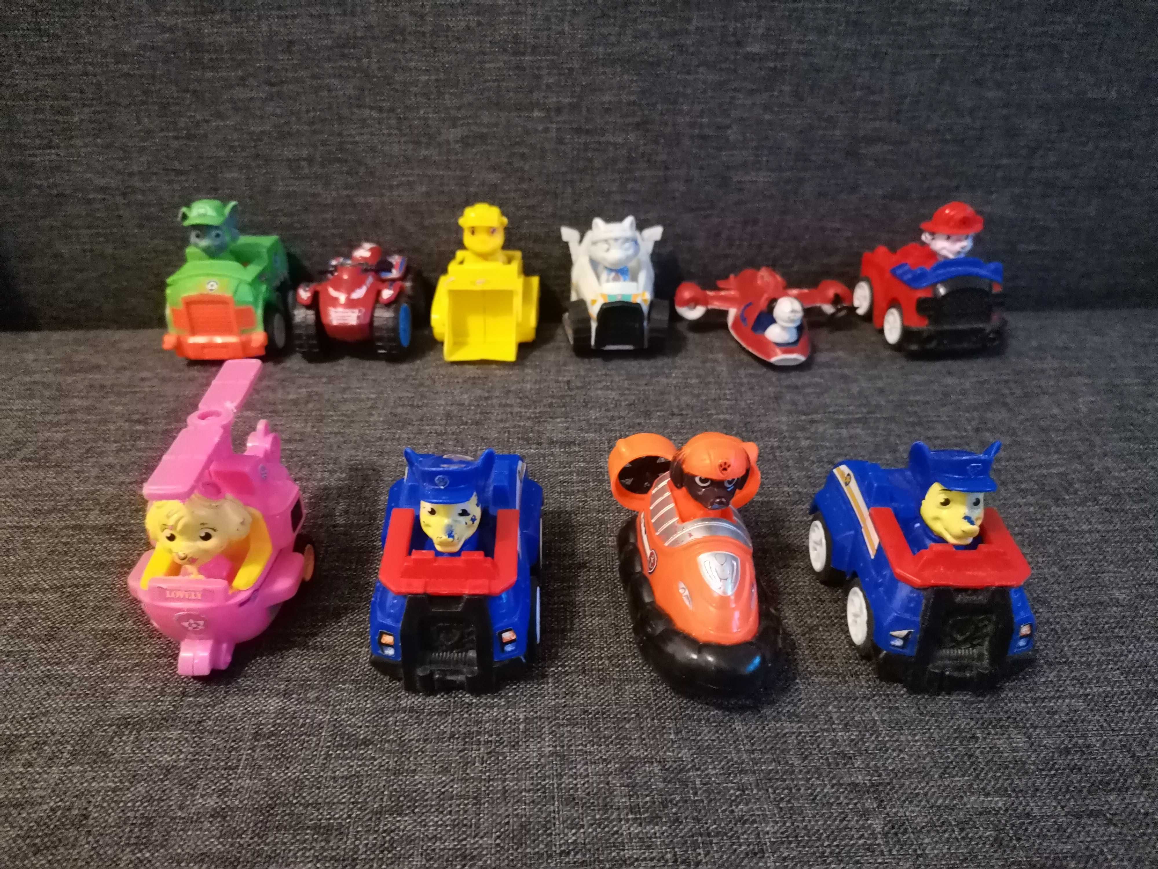 10 autek psi patrol + figurki