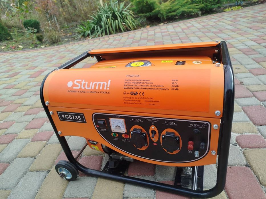 Продам генератор бензиновий. Sturm