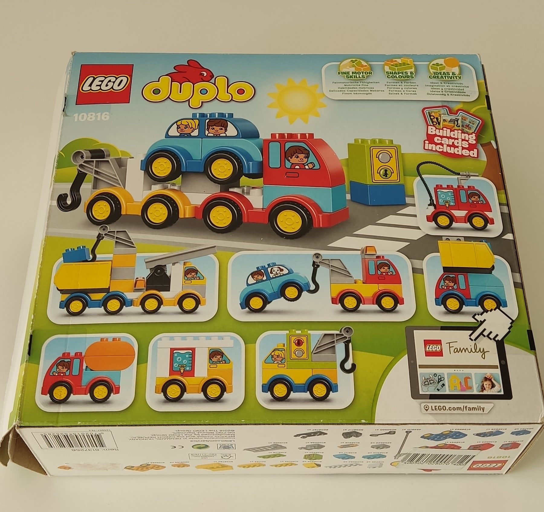 Lego Duplo 10816, Moje pierwsze pojazdy
