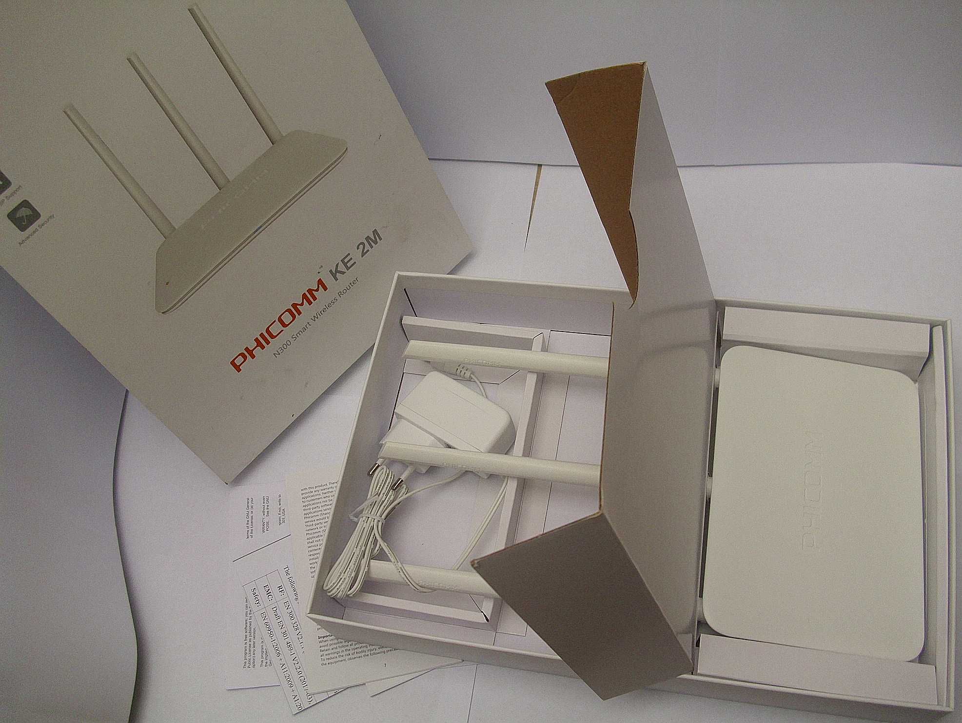 Router PHICOMM KE 2M 802.11b, 802.11g, 802.11n (Wi-Fi 4)