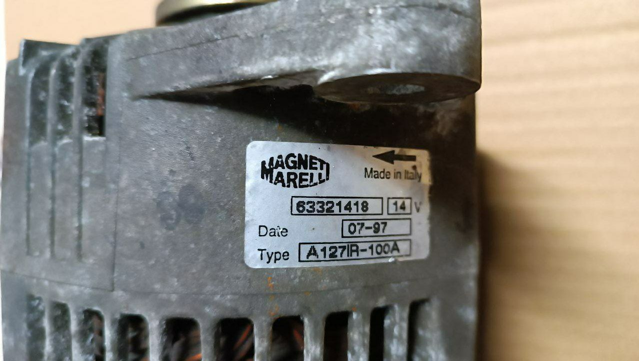 Генератор fiat. lancia. Alfa-Romeo 1.9 dizel.63321418.magneti marelli.