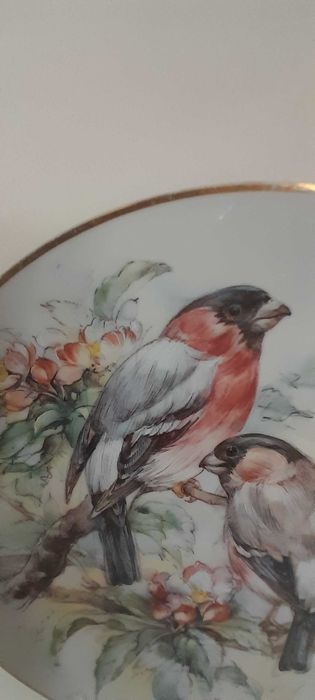 Prato decorativo pintado à mão