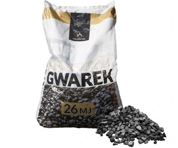 Węgiel workowany Groszek GWAREK KOLUMBIA 26MJ - 20 KG Opał