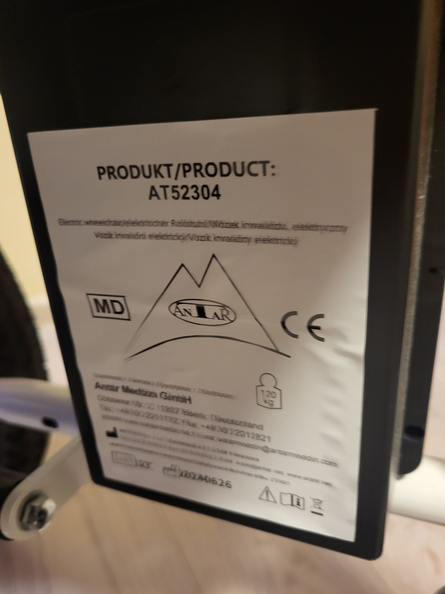 Wózek elektryczny Antar Ar52304