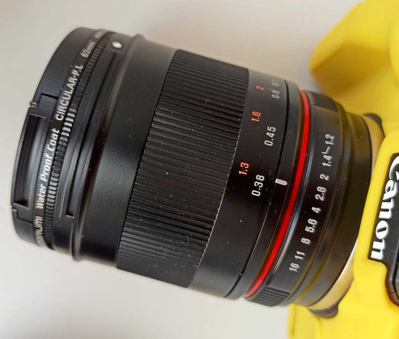 Топовий об'єктив для Canon  EOS М. Samyang 35mm f/1.2 ED AS UMC CS.
