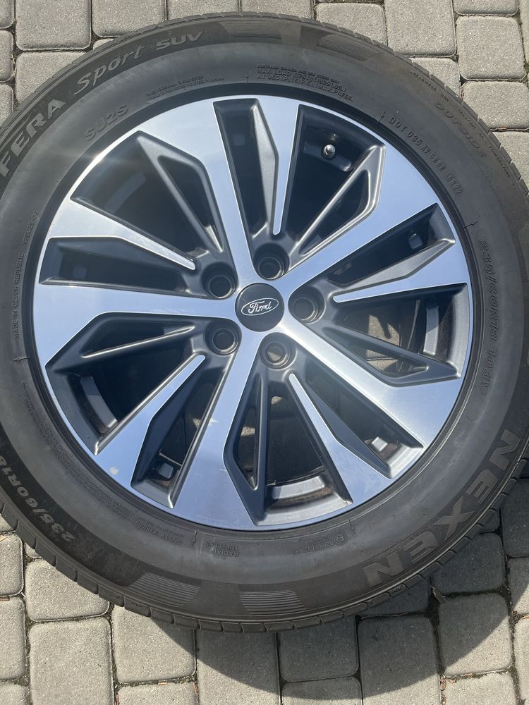 Alufelgi 5x108 18 cali Ford Edge Kuga S-max opony 235/60/18 czujniki