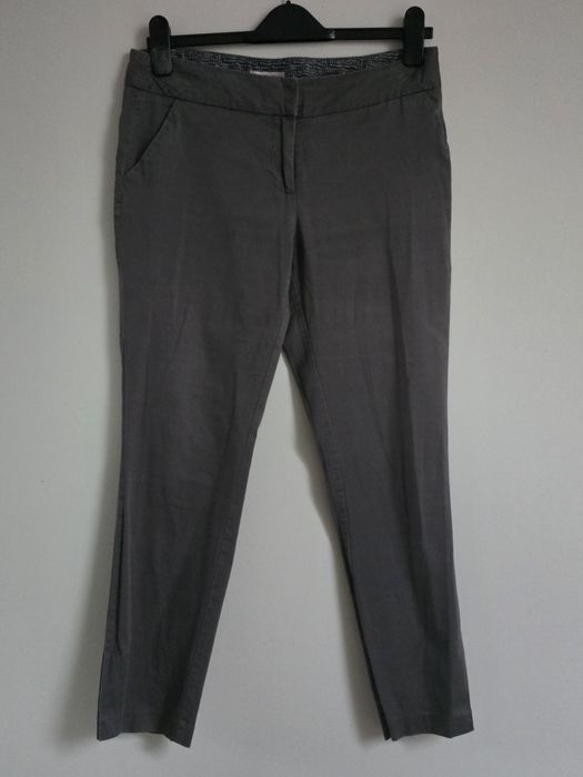 Ciemnoszare damskie spodnie Orsay