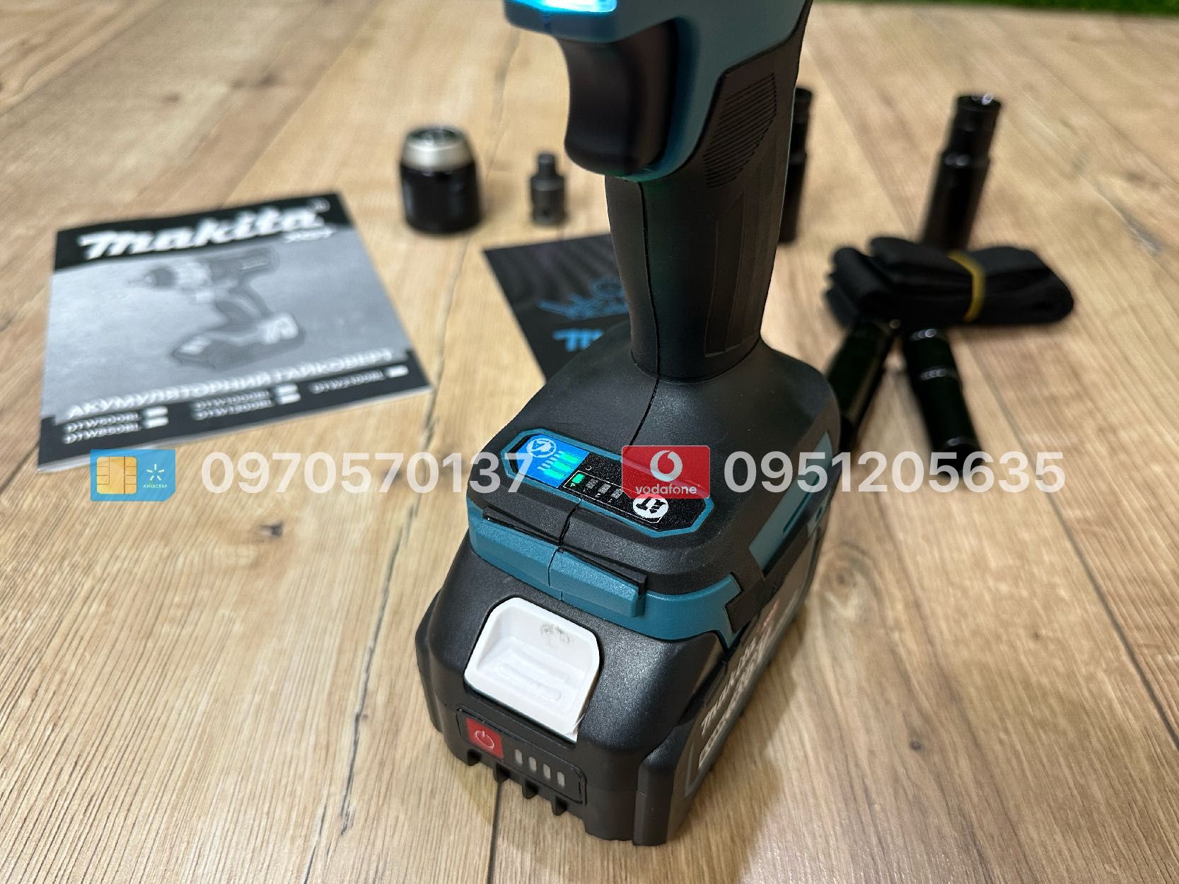 Акумуляторний Гайковерт Makita DTW800BL каркас крутний момент 800 Нм