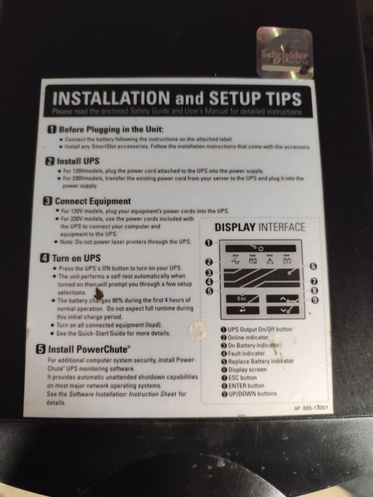 Ups- smart APC 1500