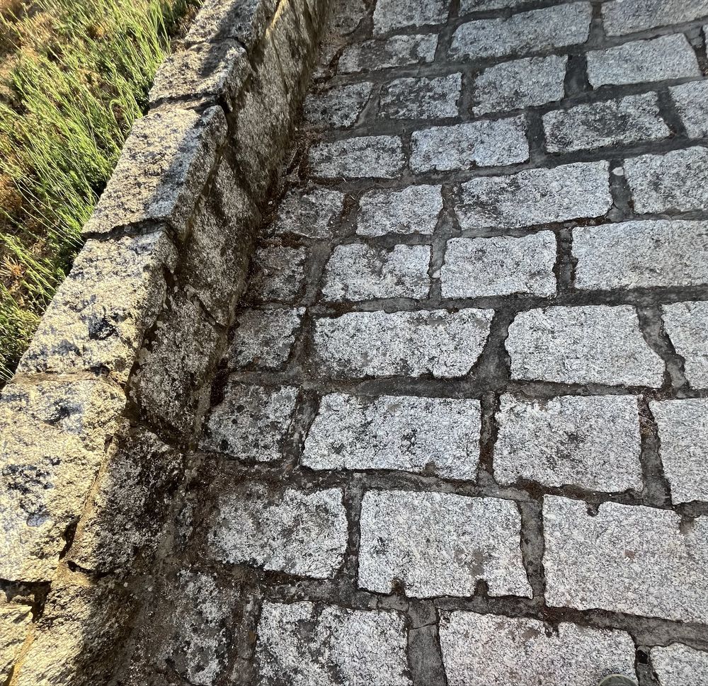Pedra rustica de granito para pavimento exterior