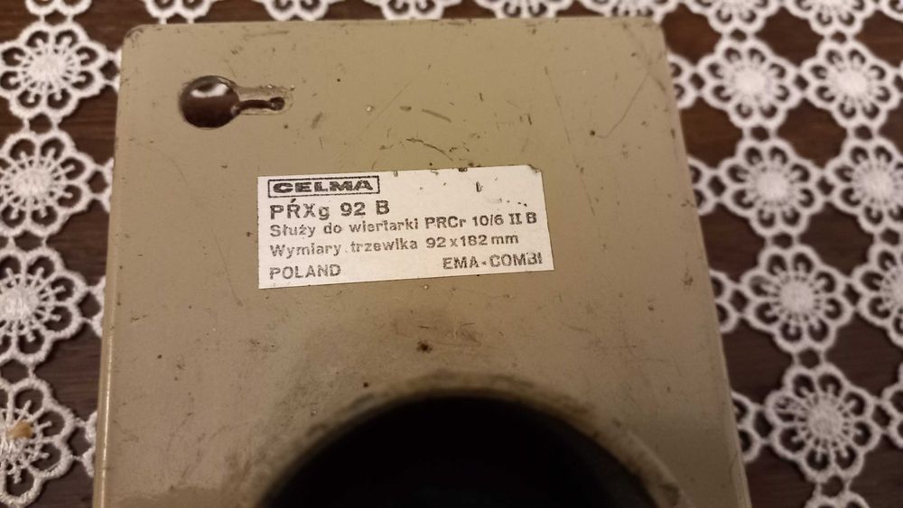 Stara szlifierka do wiertarka Celma szlifierka Celma