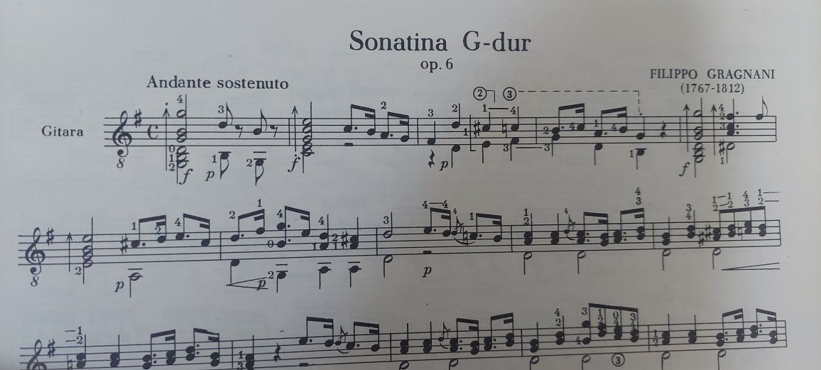 Sonatiny i sonaty na gitarę klasyczną