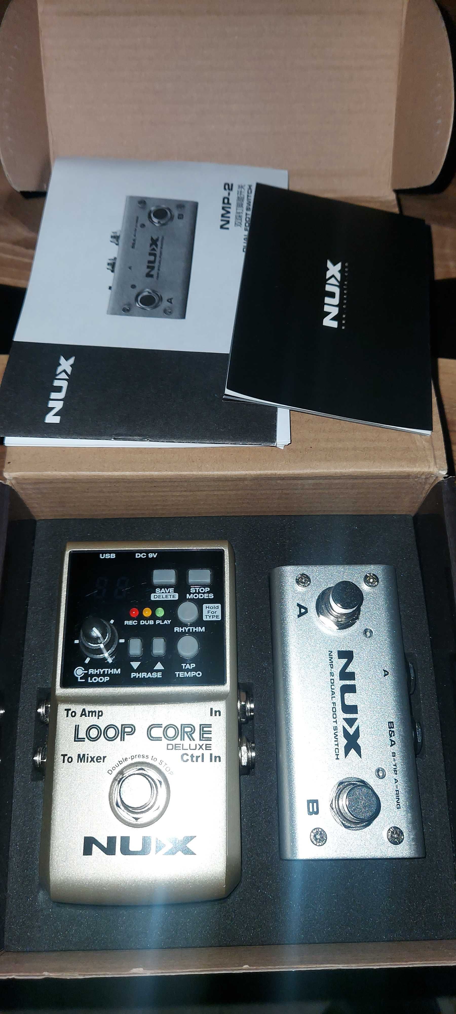 Efekt gitarowy Nux Loop Core jak Delay, Reverb, Chorus, Flanger, Phase