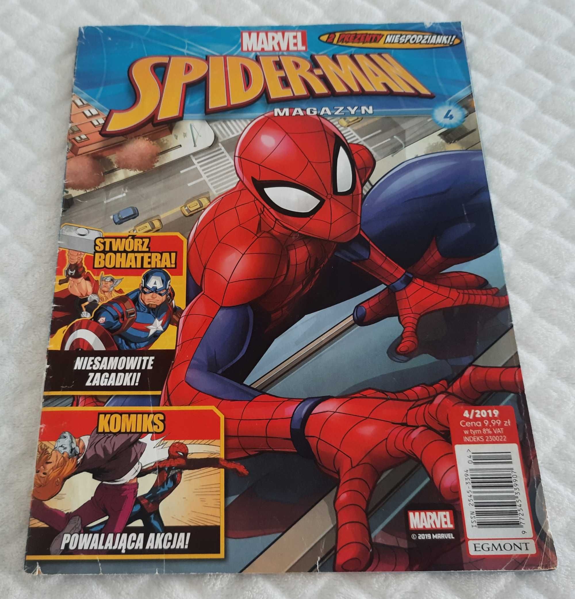 Marvel Spider-Man Magazyn, 4/2019, Egmont (Książeczki dla, czasopismo)