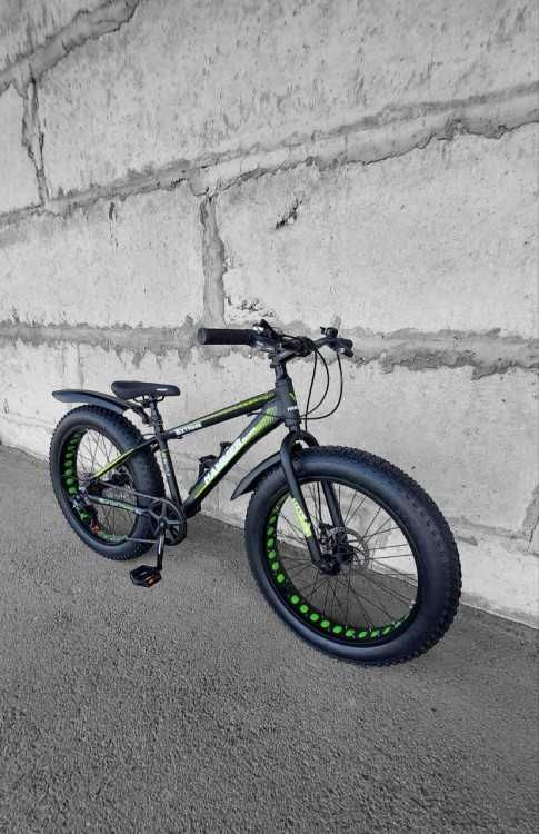 Велосипед фэтбайк HAMMER EXTRIME 24,26",рама 17 и 19" КРЫЛЬЯ в ПОДАРОК