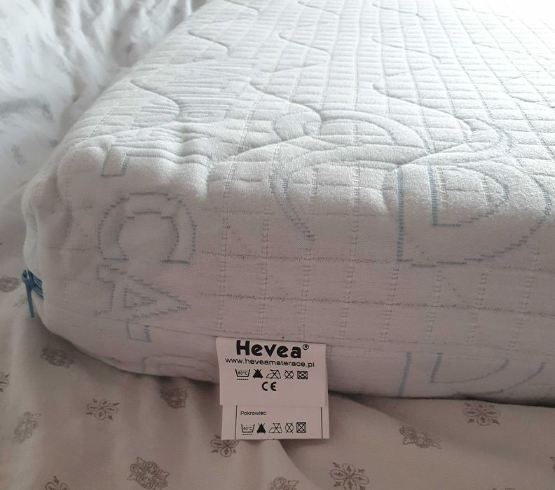 Łożko dziecięce domek. Materac lateksowy Hevea 8x160