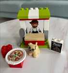 lego duplo stoisko z pizzą
